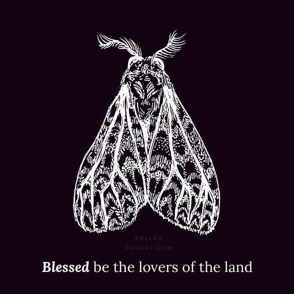 Blessed be the lovers of the land. 