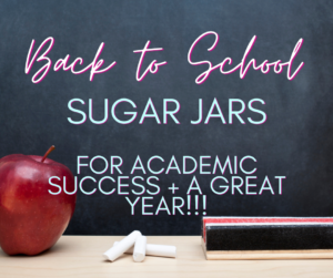 Back to School Sugar Jar