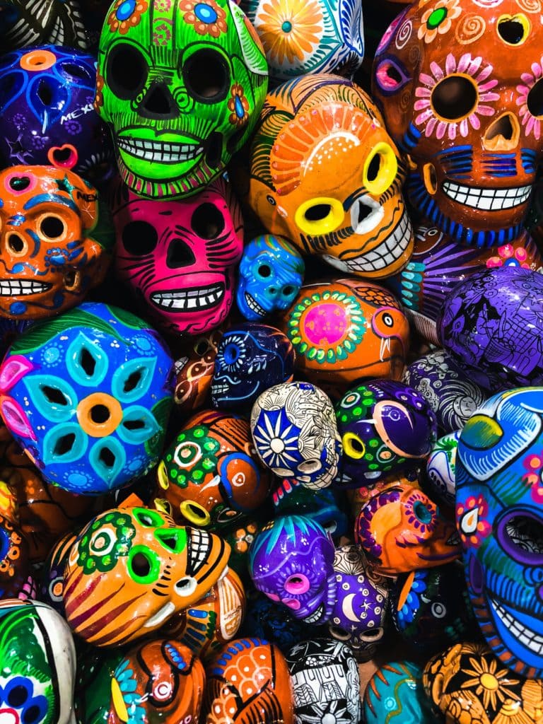 day of the dead skulls